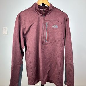 The North Face Men's Maroon Pullover Shirt
